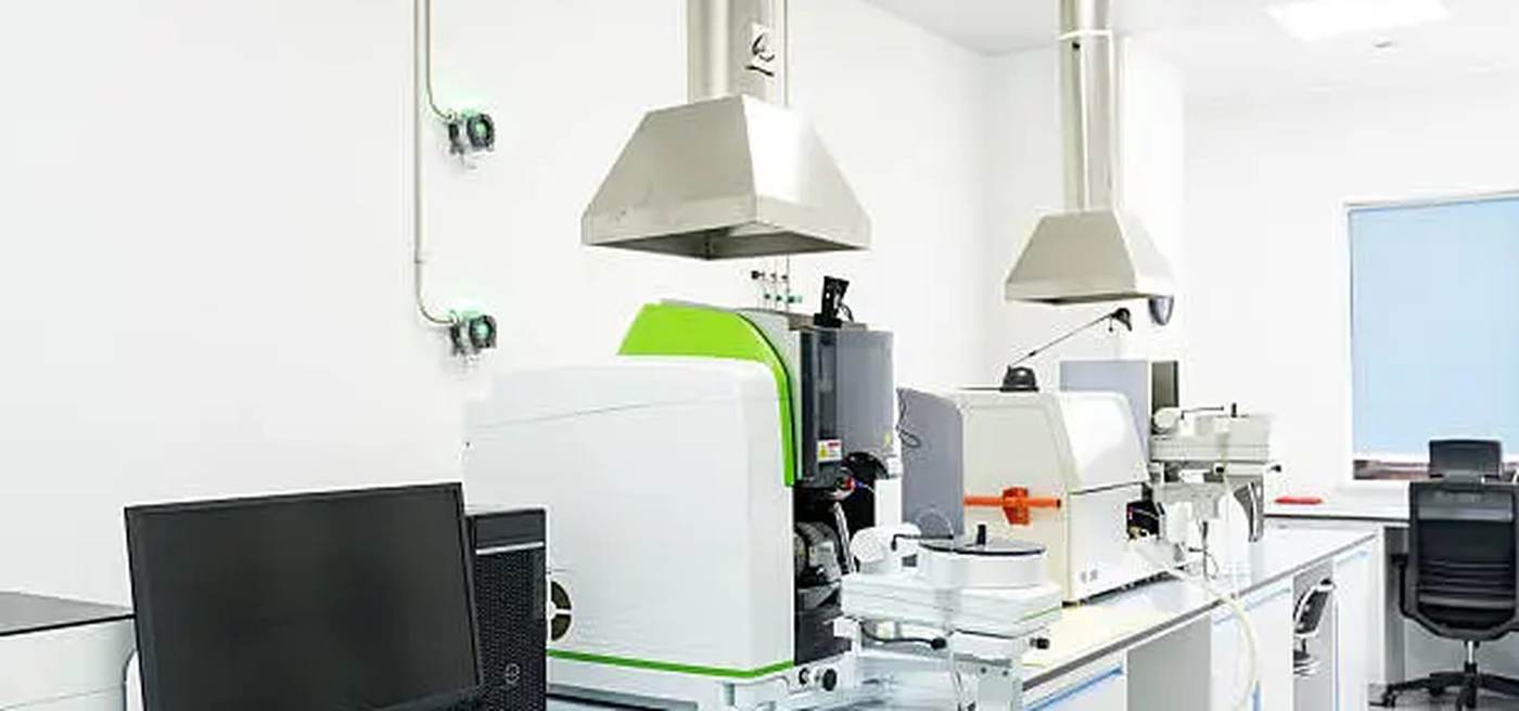 Clean analytical testing laboratory
